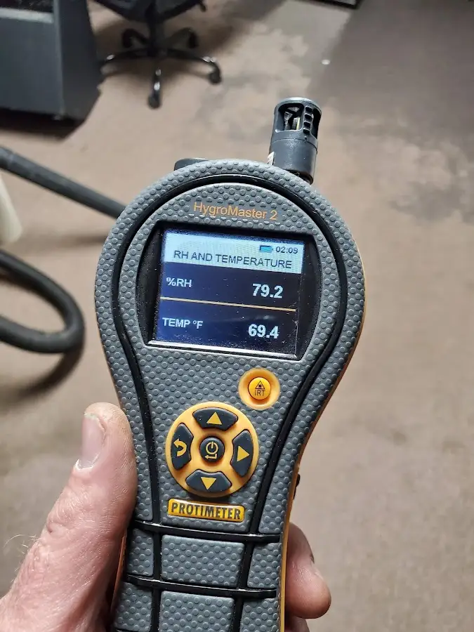 Moisture meter humidity assessment for Mold Remediation & Removal in Harvey